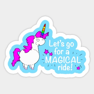 A Magical Ride Sticker